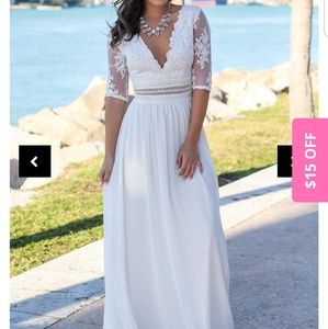 Beautiful ivory dress